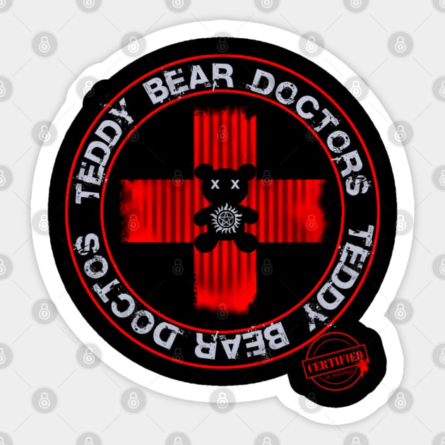 Teddy Bear Doctors Sticker by GnarllyMama